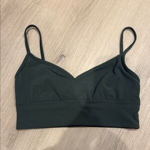 lululemon athletica Slim-Strap V-Neck Bralette - Forest green